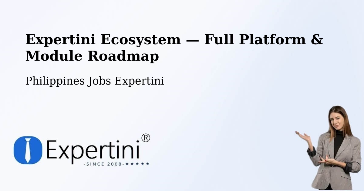 Expertini Ecosystem — Full Platform & Module Roadmap – Imus